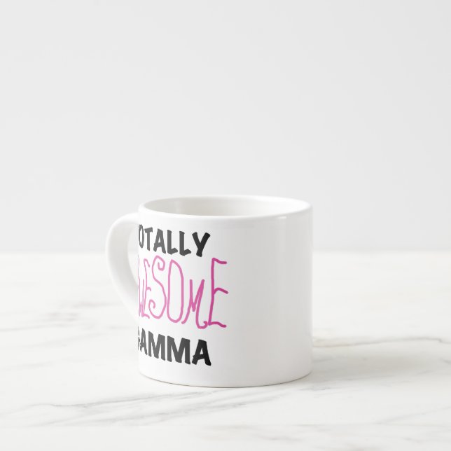 Tasse Expresso Cadeaux Gamma Rose Totalement géniaux (Devant gauche)
