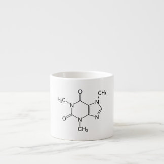 Tasse Expresso Caféine Molécule Chimie Café Atomes