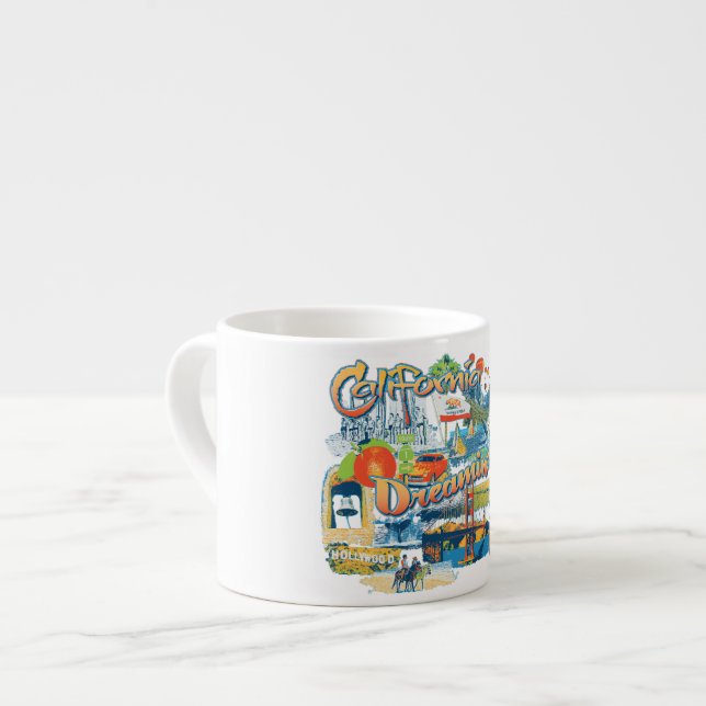 Tasse Expresso California Dreaming (Devant gauche)