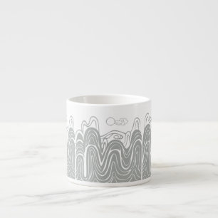 Tasse Expresso Calmer la vue sur la montagne