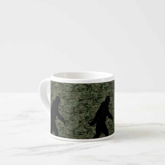 Tasse Expresso Caméra numérique Black Gone Squatchin (Devant gauche)
