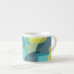 Tasse Expresso Camouflage, moderne, cool, tendance, géométrique u