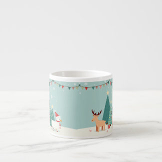 Tasse Expresso canette commémorative de noël