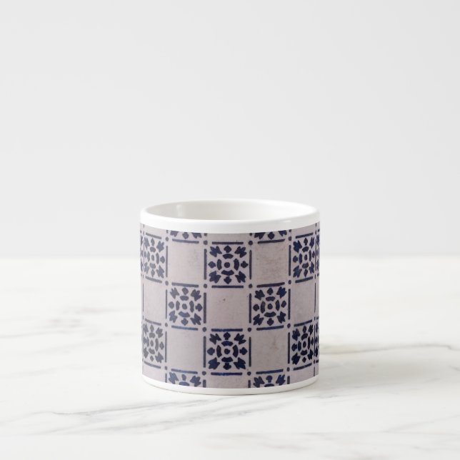 Tasse Expresso Carrelage Delft Bleu : Motif d'art néerlandais cla (Devant)