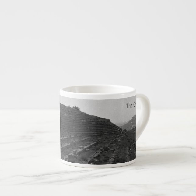 Tasse Expresso Carrière de calcaire d'amphithéâtre en Crimée (Devant droit)