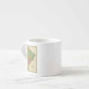 Tasse Expresso Carte de l'Amérique du Sud 4