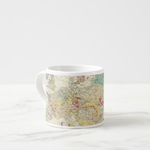 Tasse Expresso Carte géologique l'Europe