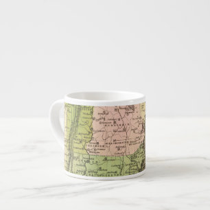 Tasse Expresso Carte orientale d'Olney d'états