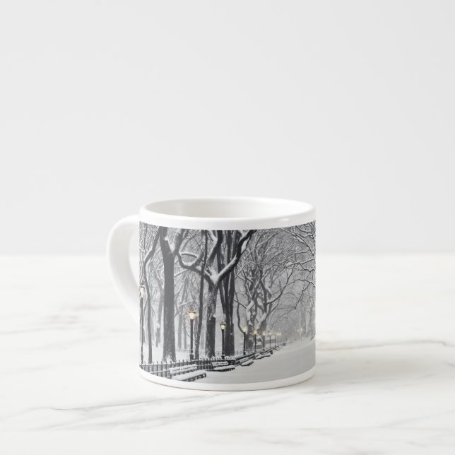 Tasse Expresso Central Park en hiver 2 (Devant gauche)