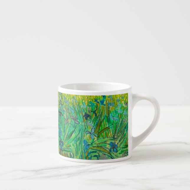 Tasse Expresso Champ Van Gogh avec Irises près d'Arles (Droite)