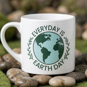Tasse Expresso Chaque Jour Est Le Jour De La Terre - Amoureux De