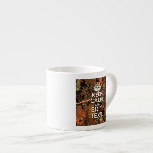 Tasse Expresso Chasseurs Automne Camouflage Gardez Le Calme Votre
