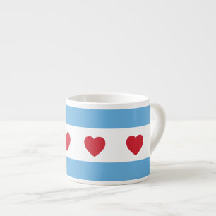 Tasse Expresso Chicago Love Coupes d'Espresso
