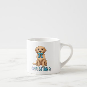 Tasse Expresso Chien De Jour Personnalisé Avec Symbole Pi   Joyeu