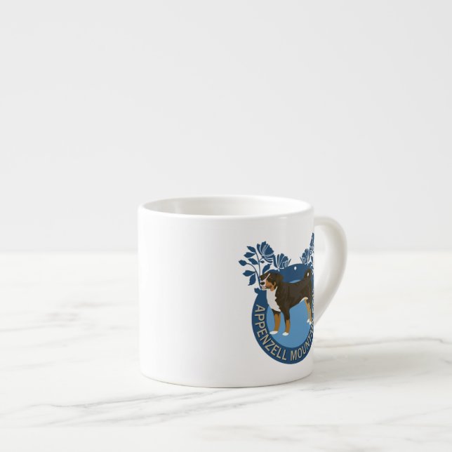 Tasse Expresso Chien de montagne d'Appenzell (Devant droit)