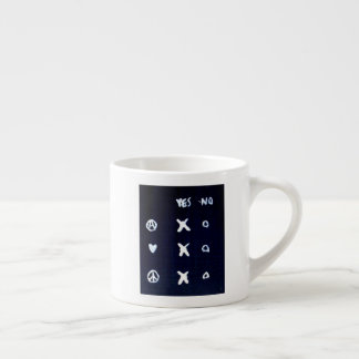 Tasse Expresso ...choisissez votre liberté...art de Jutta Gabriel