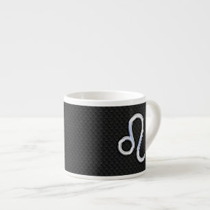 Tasse Expresso Chrome Comme Leo Zodiac Connexion peau de serpent