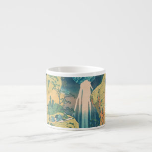 Tasse Expresso Chutes d'Amida d'Hokusai Japon Cascade 