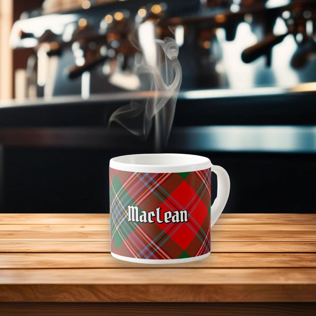 Tasse Expresso Clan MacLean Tartan (Créateur téléchargé)