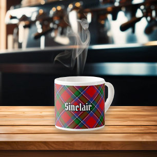 Tasse Expresso Clan Sinclair Tartan