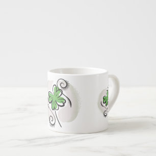 Tasse Expresso Clover irlandais