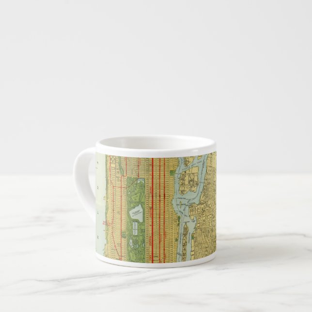 Tasse Expresso Coeur de New York (Devant gauche)