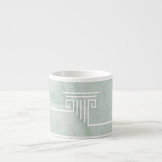 Tasse Expresso Colonne verte