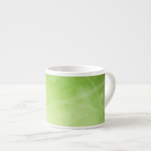 Tasse Expresso Conception de feu vert dans le style de pointe
