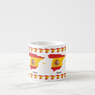 Tasse Expresso Conception de souvenir de drapeau de l'Espagne dan