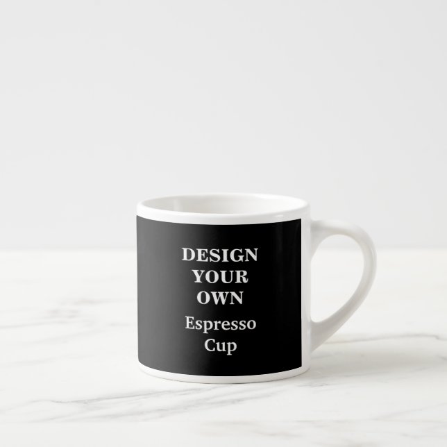 Tasse Expresso Concevez votre propre Coupe Espresso - Noir (Droite)