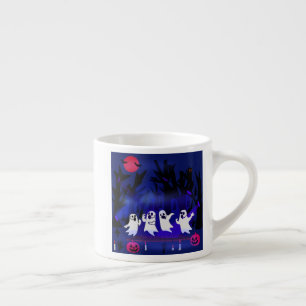 Tasse Expresso Concours de chant de fantôme dans le cimetière de