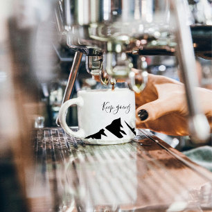 Tasse Expresso Conserver Noir Moderne En Simple