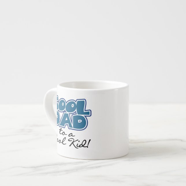 Tasse Expresso Cool papa à un Cool cadeaux pour enfants (Devant gauche)
