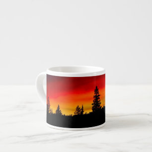 Tasse Expresso Coucher du soleil de Yellowstone