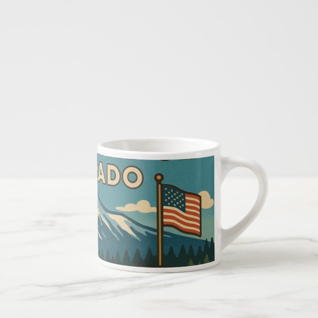 Tasse Expresso Coupe Breckenridge Colorado Espresso (Droite)