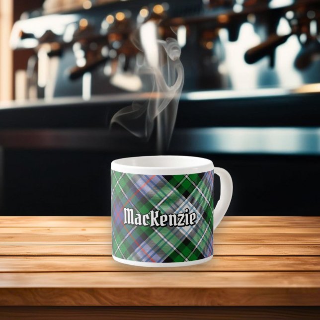 Tasse Expresso Coupe Clan MacKenzie Tress Tartan Espresso (Créateur téléchargé)