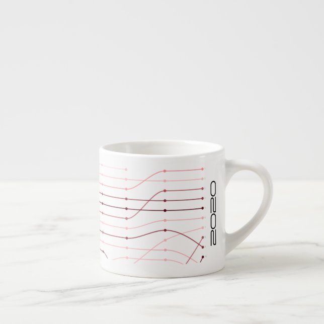 Tasse Expresso Coupe d'espresso Giro Rosa GC 2020 (Droite)