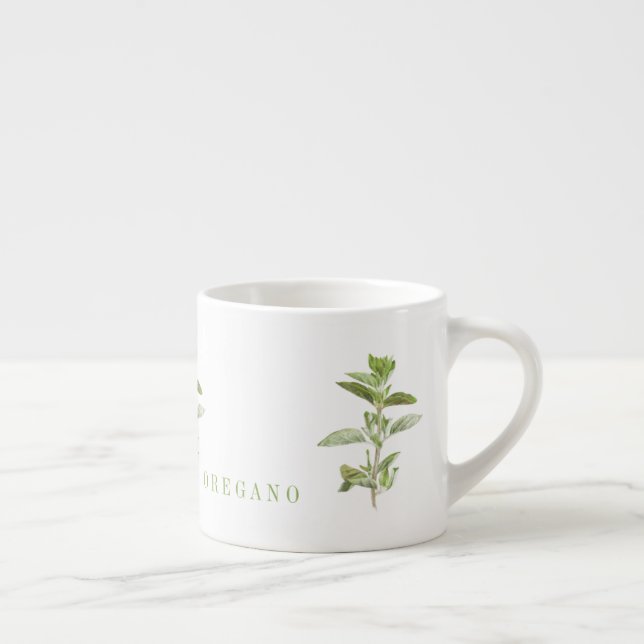 Tasse Expresso Coupe d'Espresso OREGANO FRAÎCHE (Droite)