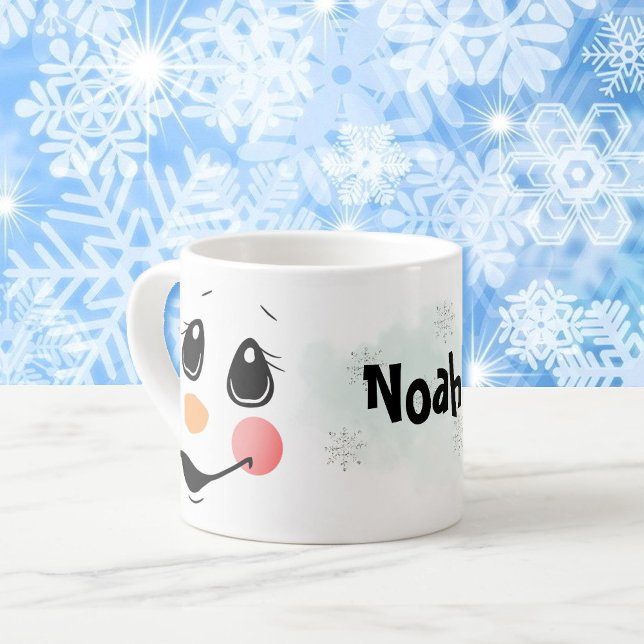 Tasse Expresso Coupe d'hiver Snowman Little Cocoa pour enfant Ajo (Créateur téléchargé)