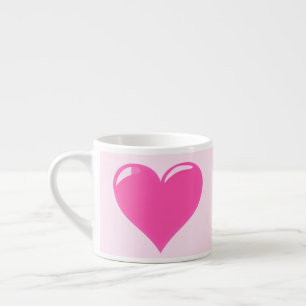 Tasse Expresso Coupe Espresso Coeur Rose