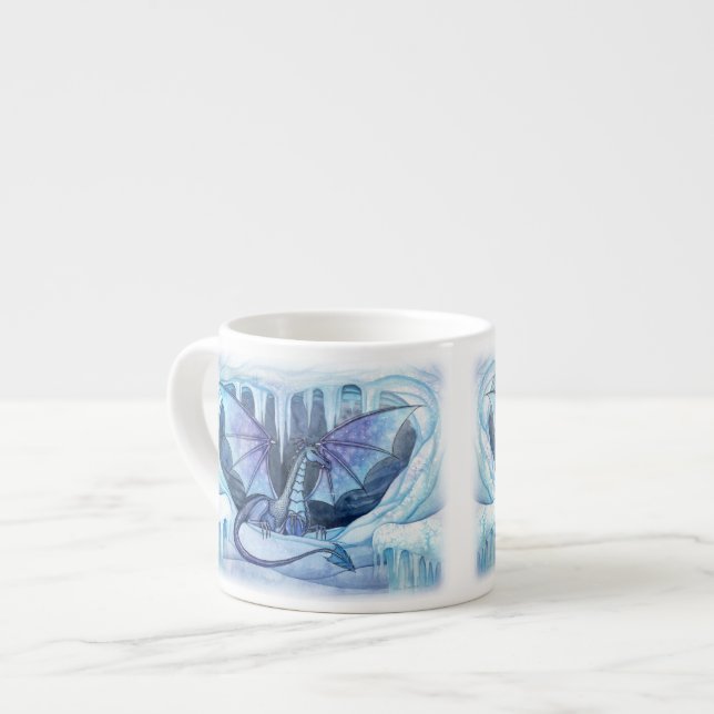 Tasse Expresso Coupe Espresso du Dragon de glace (Devant gauche)