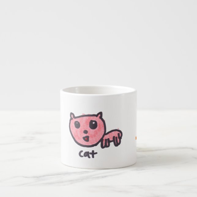 Tasse Expresso Coupe Kitty Cat Espresso (Devant)