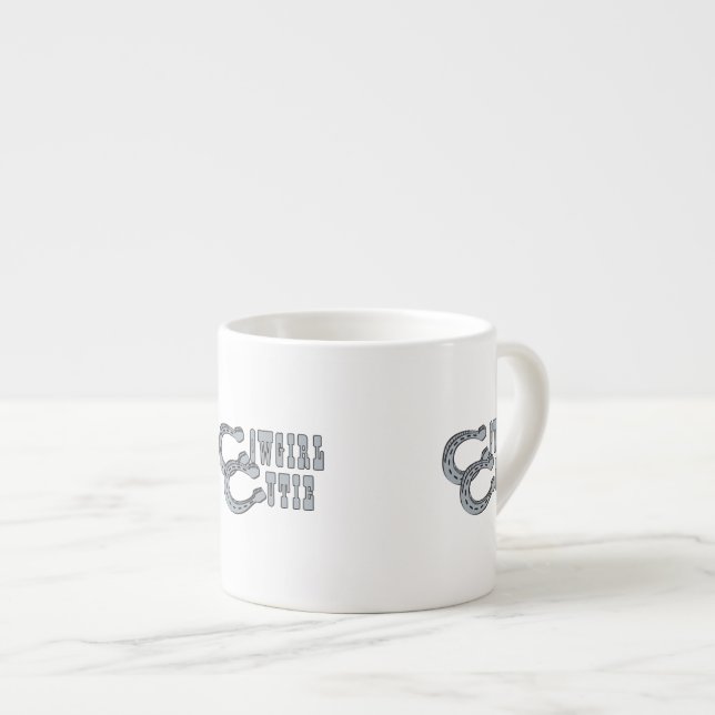 Tasse Expresso Cowgirl Cutie (Devant droit)