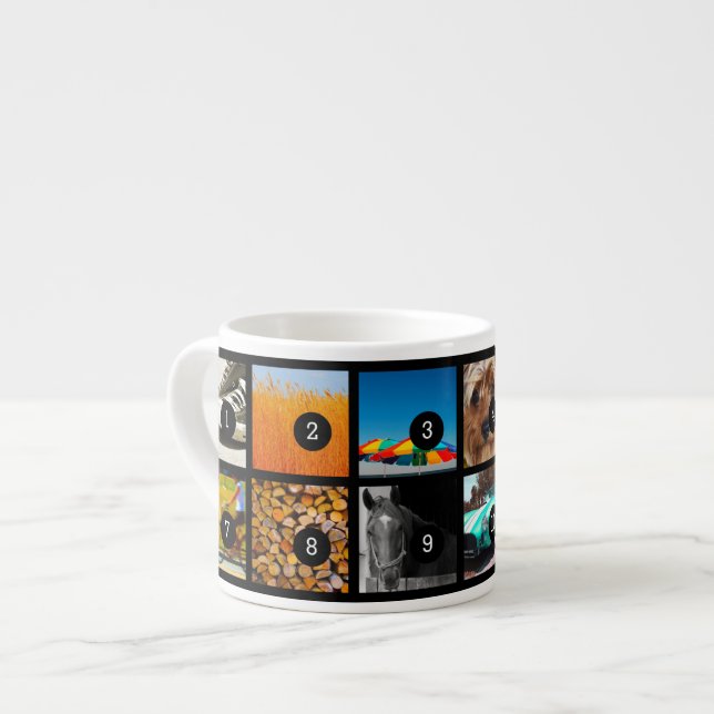 Tasse Expresso Créez votre propre mini album photos avec 12 (Devant gauche)