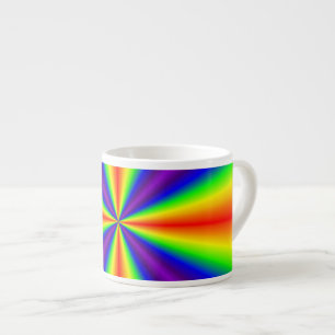 Tasse Expresso Croix arc-en-ciel