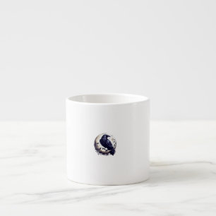 Tasse Expresso crow halloween