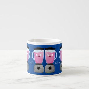 Tasse Expresso Cute happy food mixender cuisine appareil dessin a