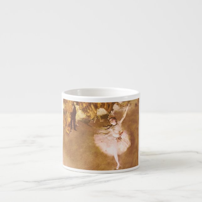 Tasse Expresso Danseur de ballet Diplôme de la peinture étoile (Devant)