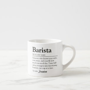 Tasse Expresso Définition drôle de barista Appréciation du café