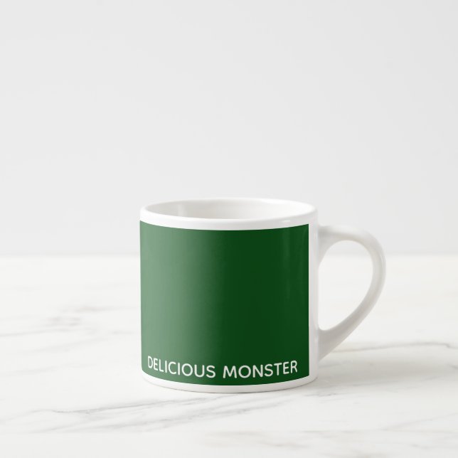 Tasse Expresso Delicious Monster green color name (Droite)